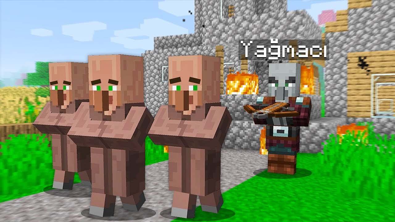 YAĞMACILAR KÖYÜ BASTI! 🏴‍☠️ - Minecraft