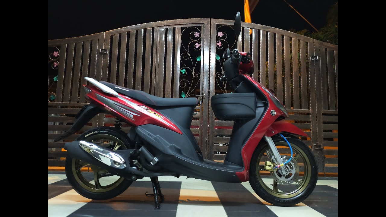 Yamaha Ego V1 Candy Red + Hyper Black Gold Restoration By UPS