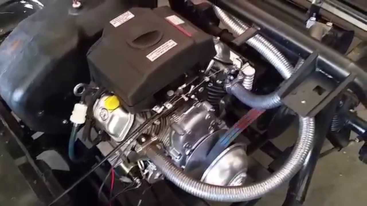 Yamaha G2 Golf Cart with Predator 670 engine - First Run