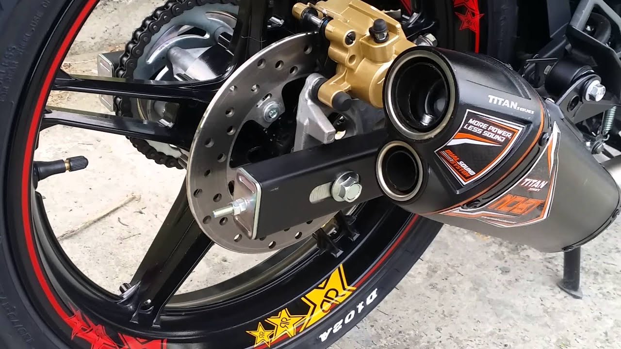 Yamaha Sniper MX 150 / Nob1 Titan muffler sound test