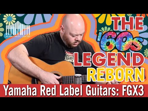 Yamaha's new Red Label FGX3 and FSX3 Acoustic Guitars: The 60's Legend Reborn!