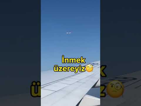 Yandaki uçak bizimle indi😳