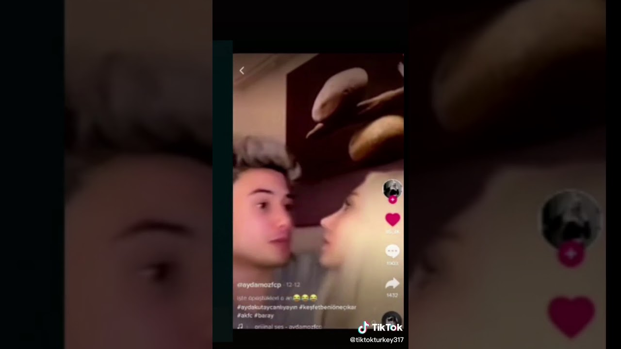 Yanlışlıkla öpüşen tiktokerlar Merve Yalçın Thebez Bartu Ayda Kutay