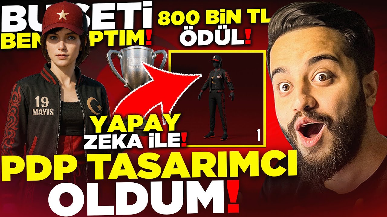 YAPAY ZEKAYA PUBG Mobile TÜRK SETİ YAPTIRIP 800 BİN TL ÖDÜLLÜ YARIŞMAYA KATILDIM! (İNANILMAZ OLDU)