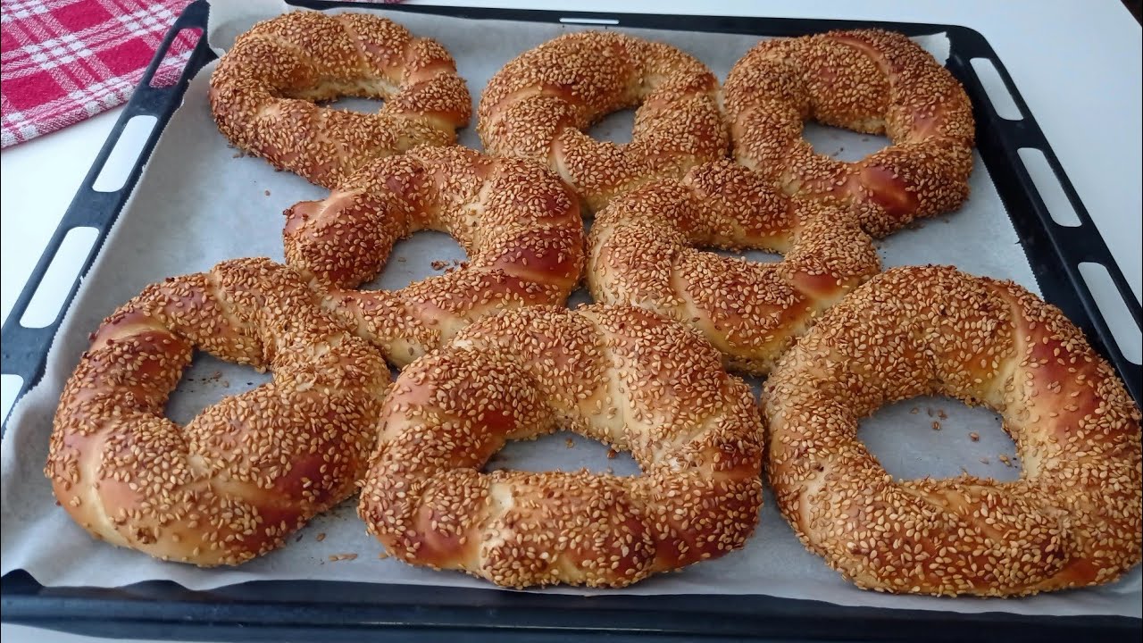 Yaptığım En GÜZEL Yediğim En LEZZETLİ Sokak Simidi Tarifi 💯Gevrek Sokak Simidi Nasıl Yapılır❗