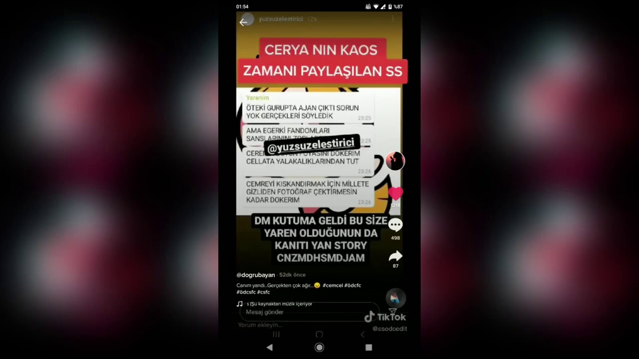Yaren Alaca Ceren Yaldız’ı ifşaladı! (Cellat’la sevgiliyken