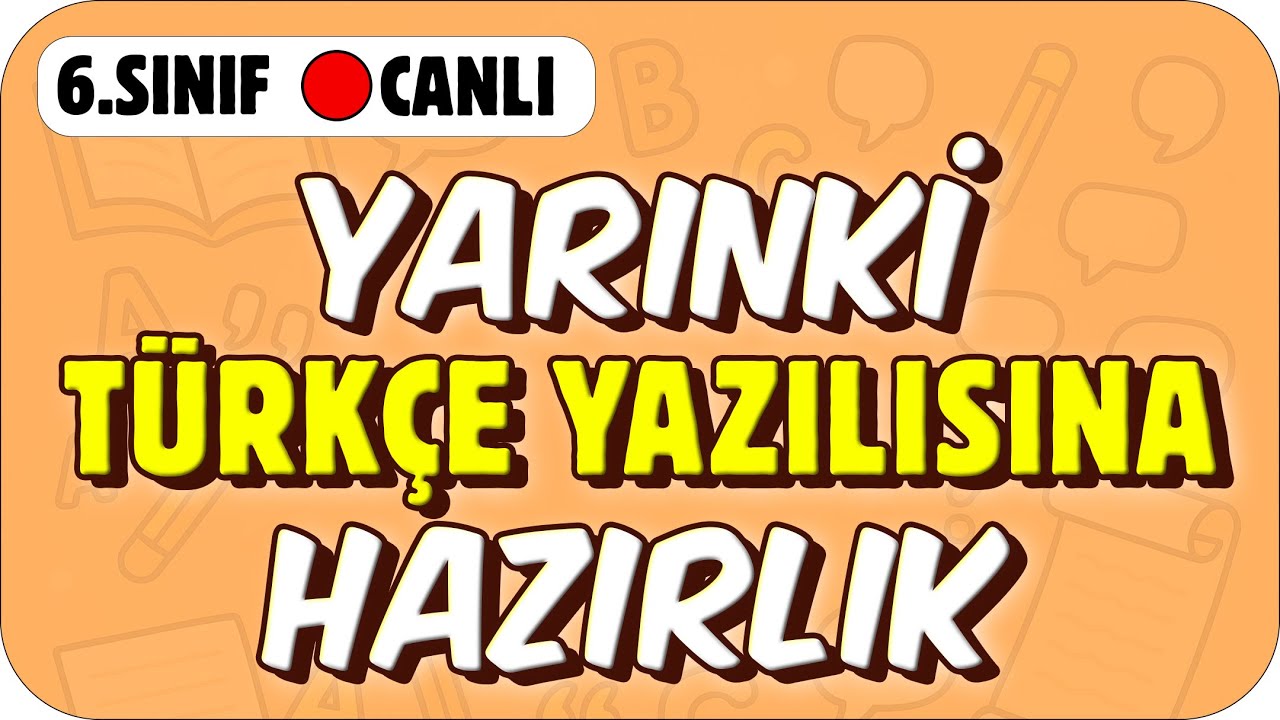 YARINKİ TÜRKÇE YAZILISINDA ÇIKAR❗✍🏻 6. SINIF #2025