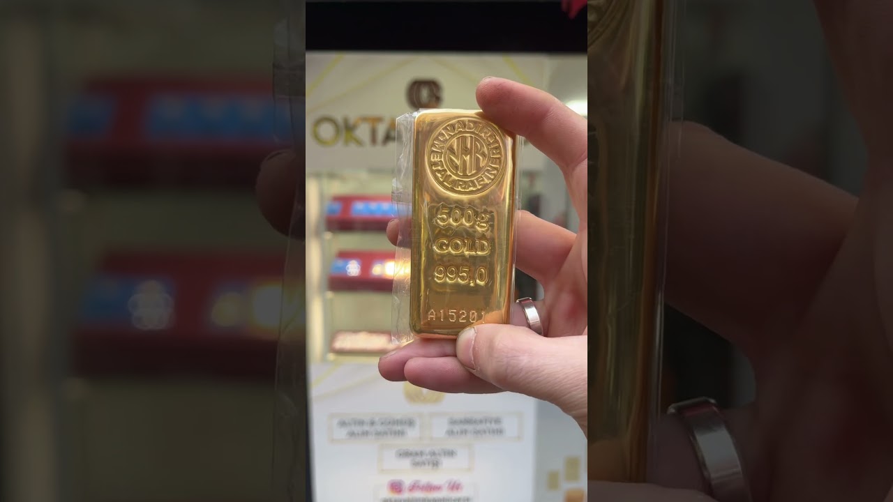 Yarım kilo ! 500 gram külçe altın #altın #yatırım #finans  #enflasyon #ekonomi #kapalıçarşı #gold
