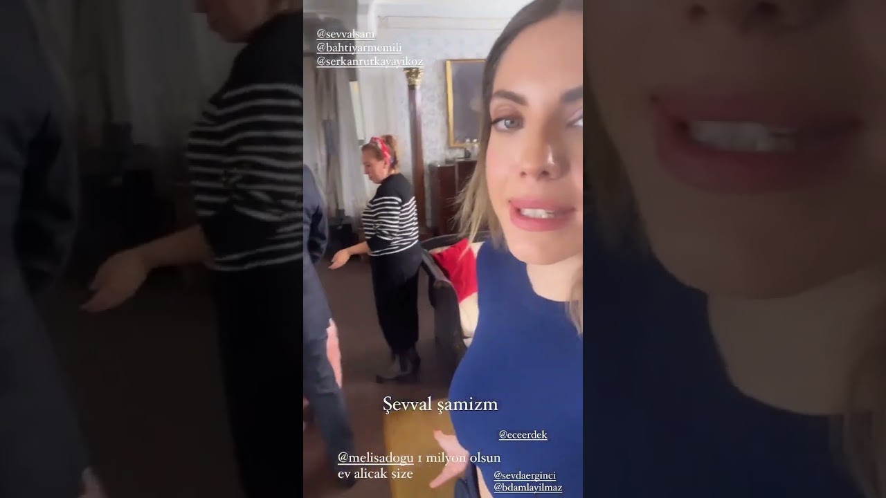 Yasak Elma kamera arkası Şevval Sam,Eda Ece,Melisa Doğu,Sevda Erginci,Ece Erdek,Damla Yılmaz#magazin