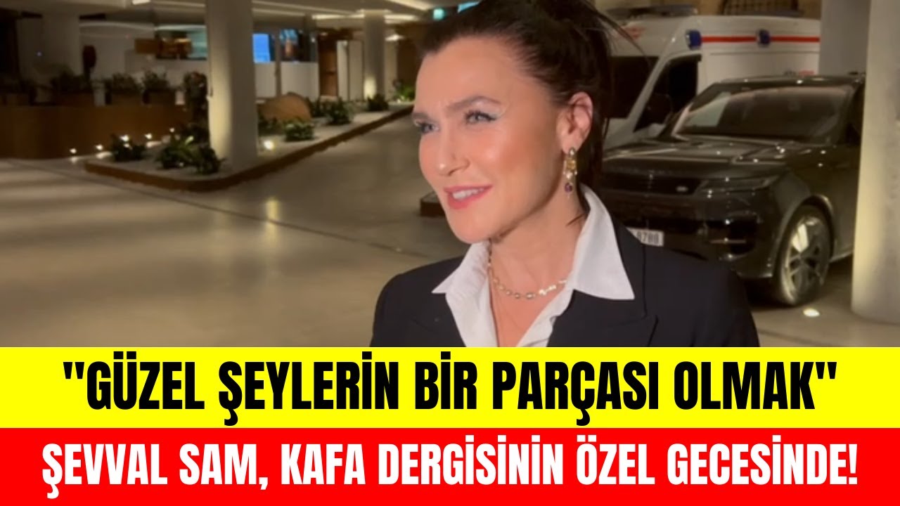Yasak Elma'nın Ender'i Şevval Sam, bir derginin özel gecesine katıldı..