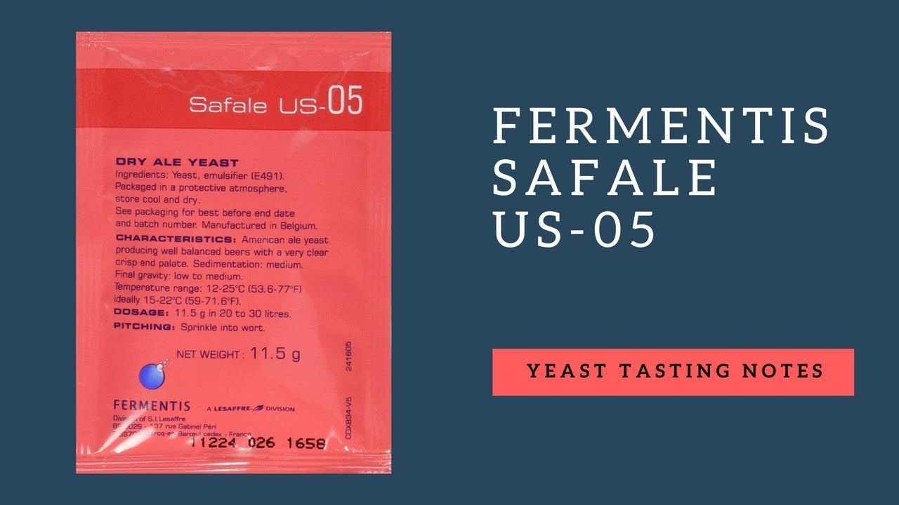 Yeast Tasting Notes: Fermentis Safale US-05