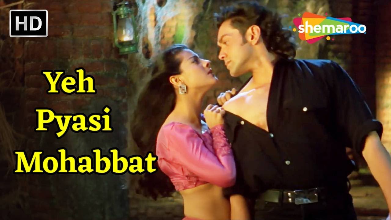 Yeh Pyasi Mohabbat | Gupt (1997) | Kajol | Bobby Deol | Manisha Koirala | Alka Yagnik Romantic Songs