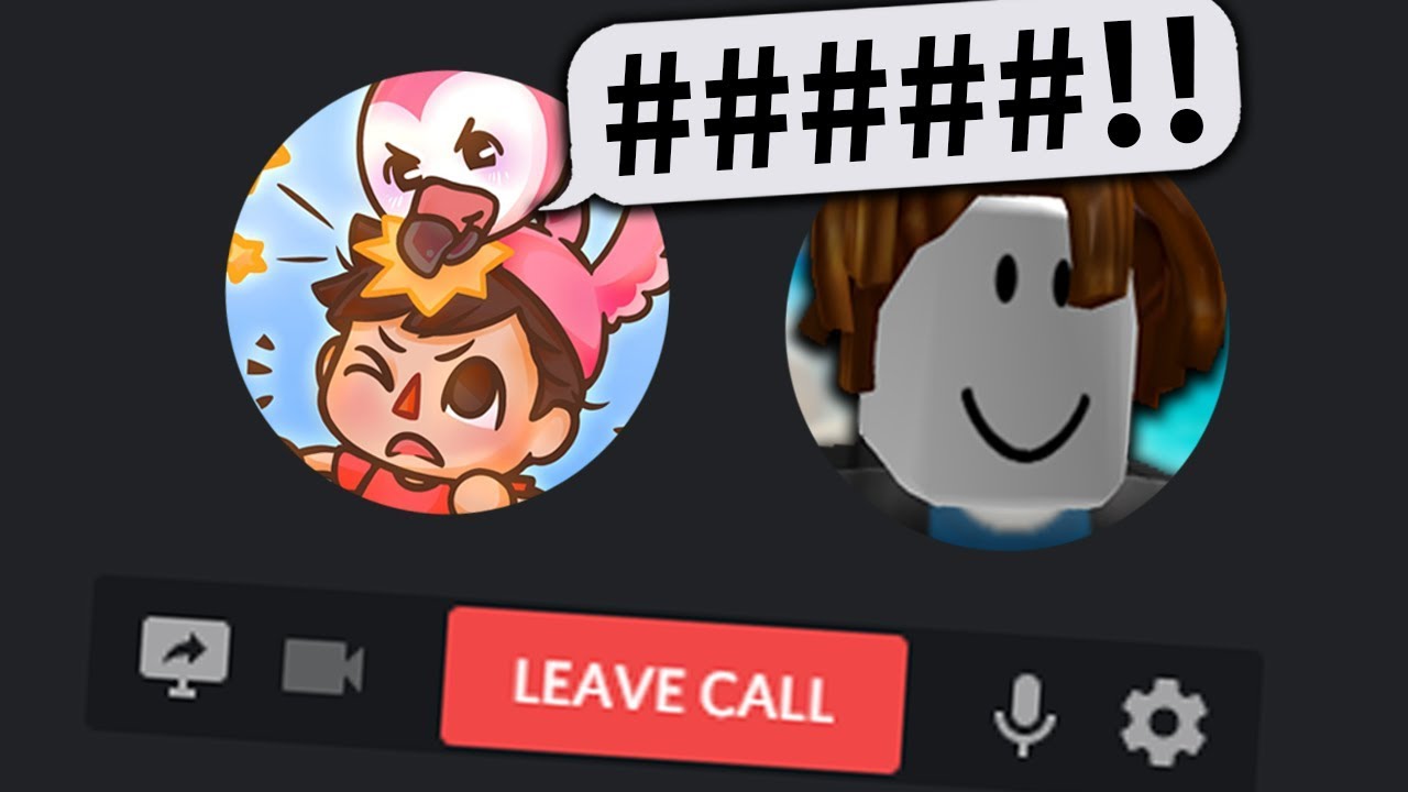 Yelling at a random Roblox player in voice chat...