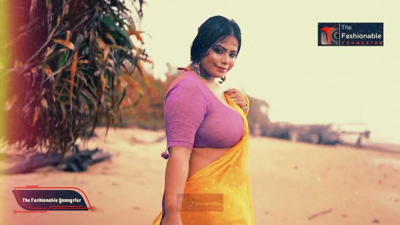 Yellow Chiffon Saree with Sreetama I Sareelover I Yellow Chiffon Saree I Outdoor Saree Video I 2025