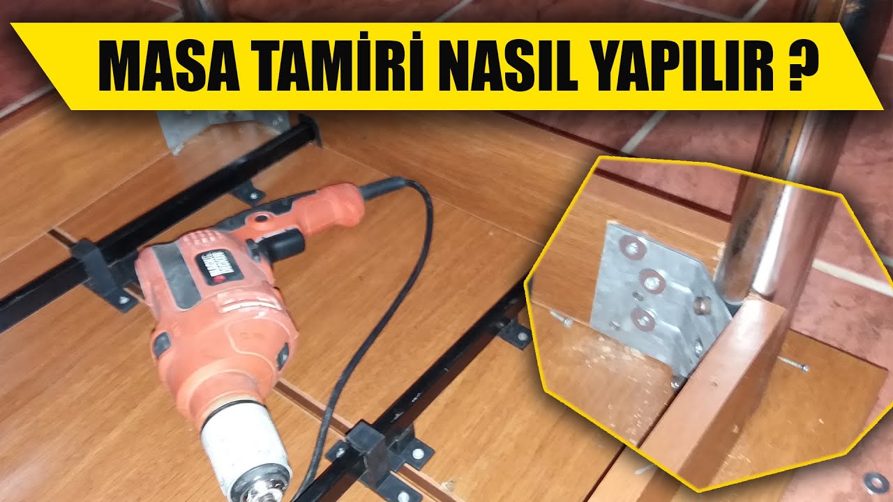 Yemek masası ayağı tamiri..Sallanan masa ayağına son..Tüm detayları ile masa tamiri.