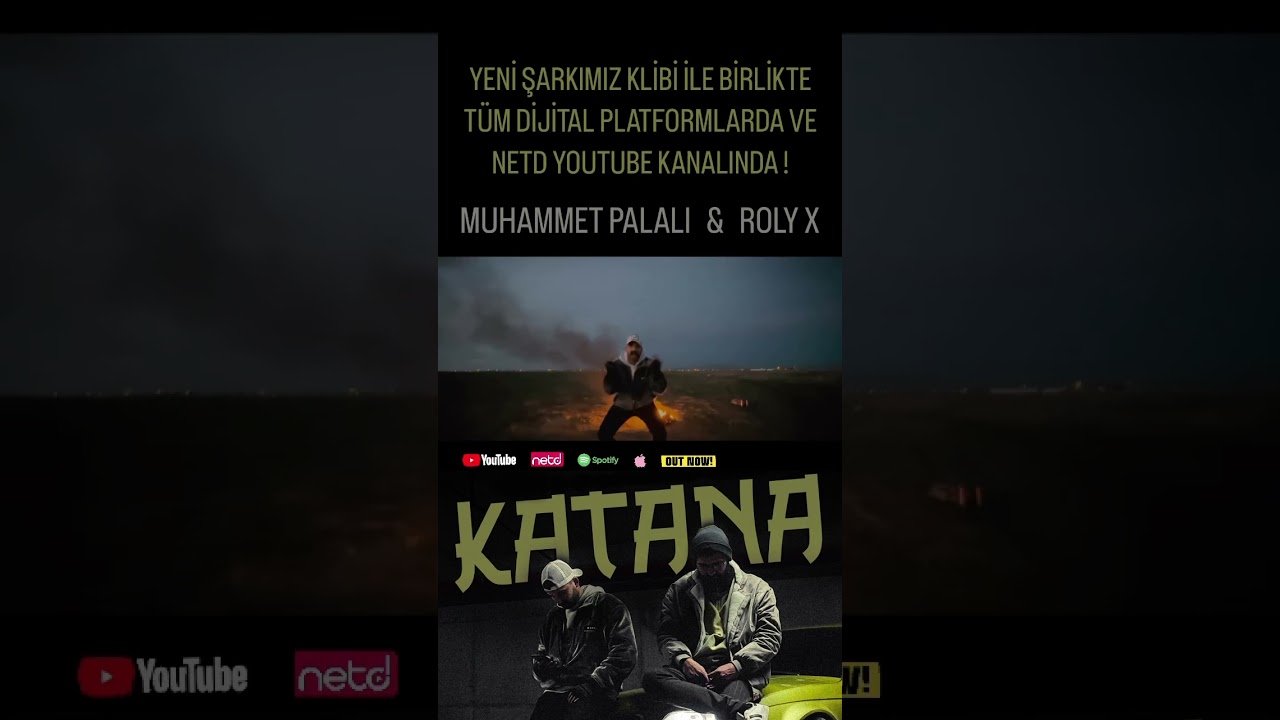 YENİ KLİP NETD YOUTUBE KANALINDA YAYINDA : Muhammet Palalı & Roly X - KATANA   #muhammetpalalı