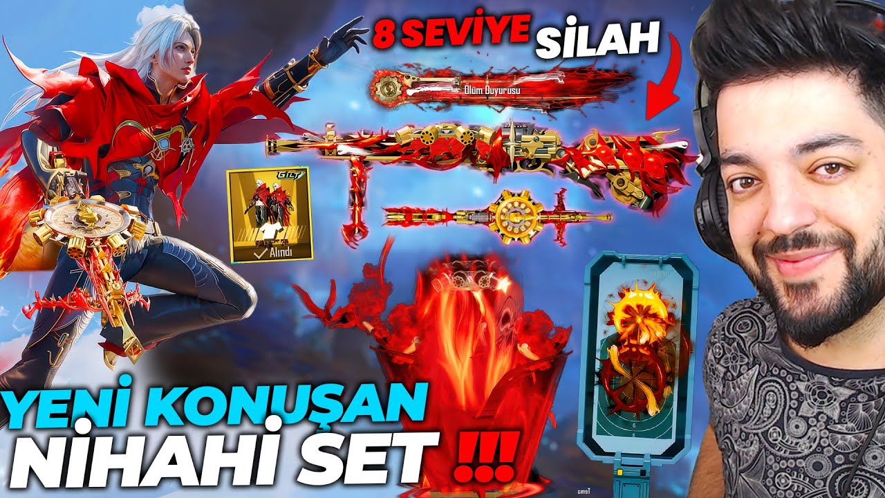 YENİ KONUŞAN NİHAİ SET VE 8 SEVİYE SİLAH GELDİ !! YOK BÖYLE MAÇ 54 KILLS - PUBG Mobile