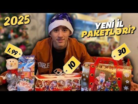 YENİ İL PAKETLƏRİNİ İNCƏLƏDİM! - SOXDULAR! (2025)