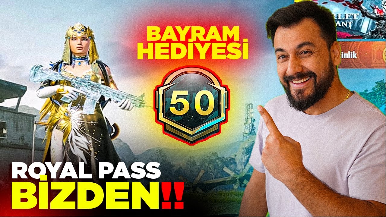 YENİ ROYAL PASS GELDİ BAYRAM HEDİYESİ OLARAK DAĞITTIM / PUBG MOBILE