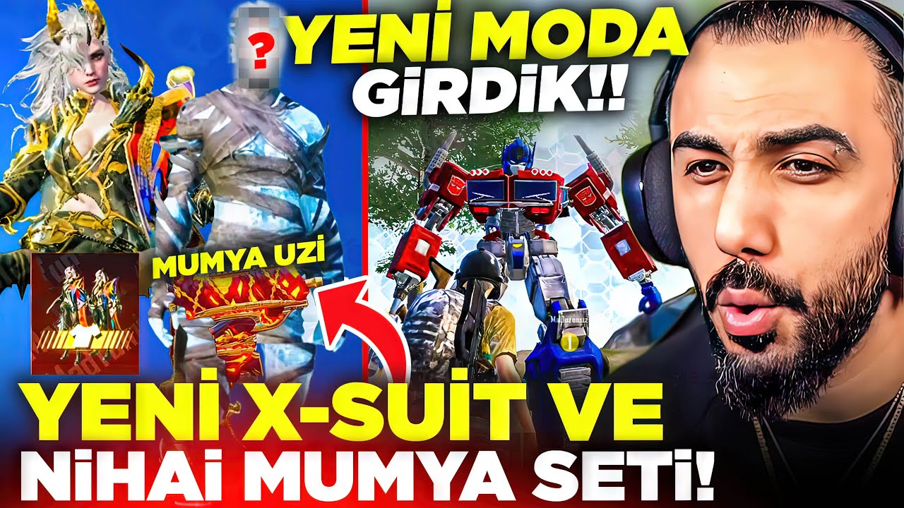 YENİ X-SUİT, NİHAİ MUMYA SETİ ve 8 SEVİYE AWM 😱 YENİ MODA GİRİP OYNADIK 3.9 GÜNCELLEME | PUBG MOBILE