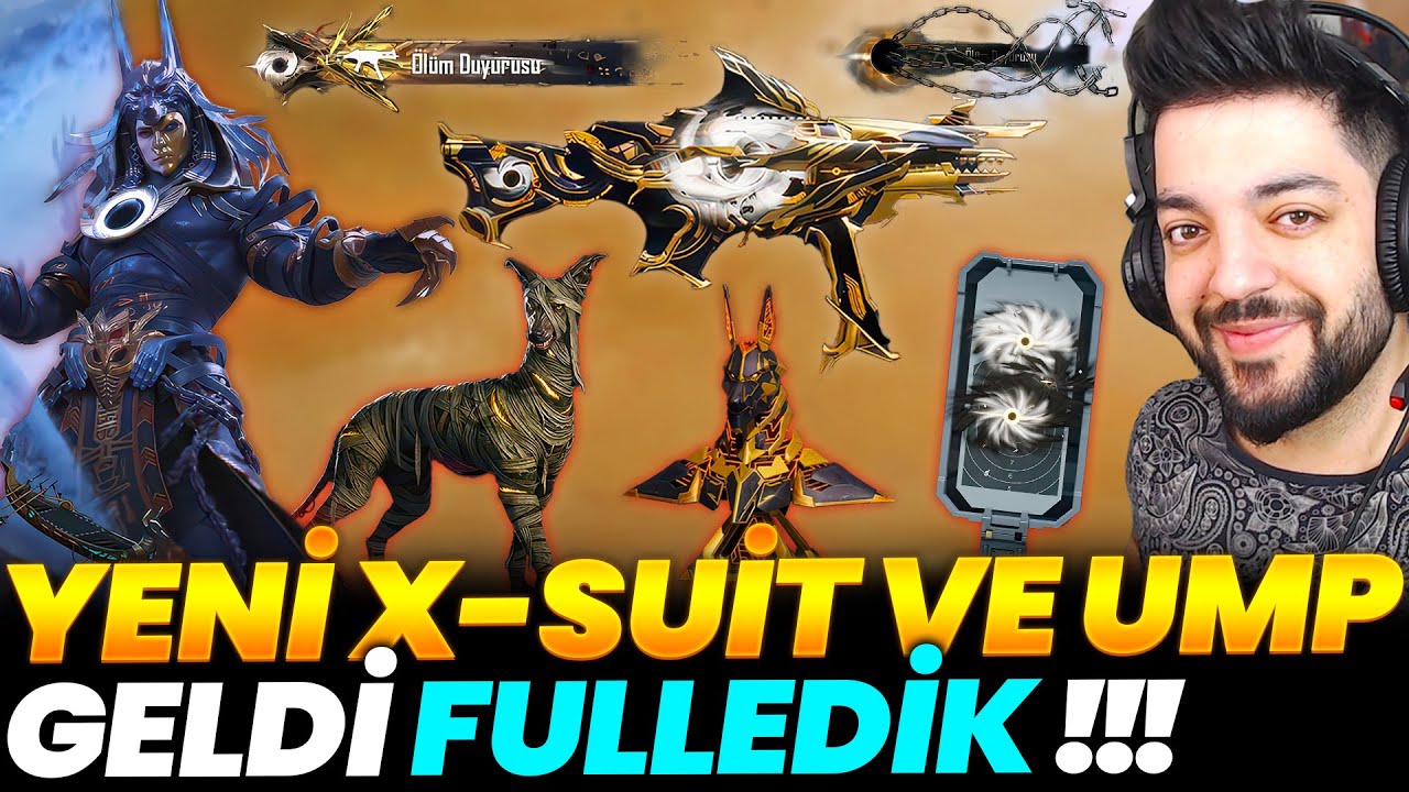 YENİ X-SUİT VE EFSANE UMP İLE YOLDAŞ GELDİ !! FULLEDİK ! ANUKHRA X-SUİT PUBG Mobile
