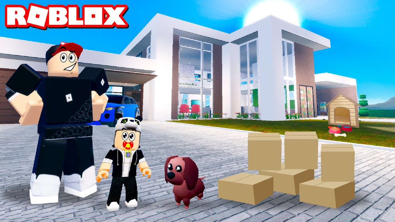 Yeni Evimize Taşındık!! Köpeğim Oldu - Panda ile Roblox RoVille
