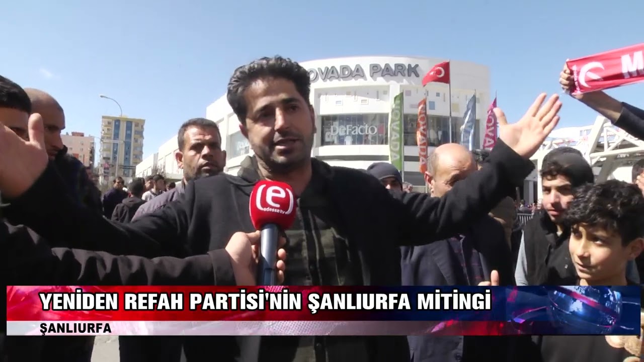 Yeniden Refah Partisi’nin Şanlıurfa Mitingi