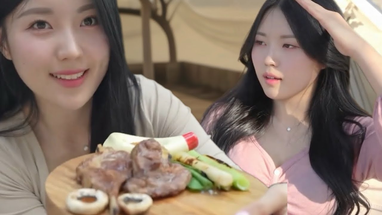 Yeonhwa People Camping and Enjoying the Quiet Space Alone
