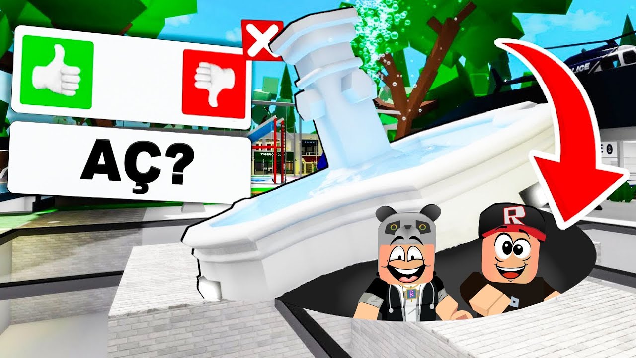 Yerin Altına Ev Yaptık !! - Panda ile Roblox Brookhaven