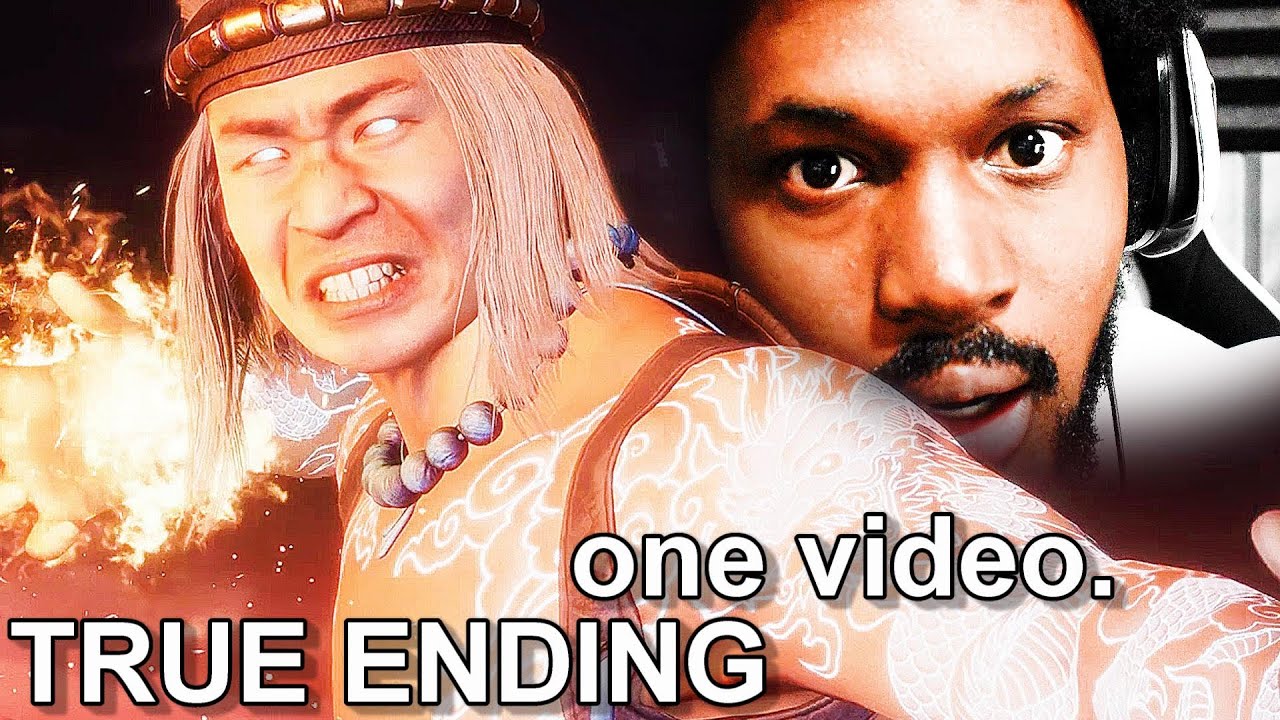 yes. i literally beat the entire game. in this video. pls watch. (MK11)