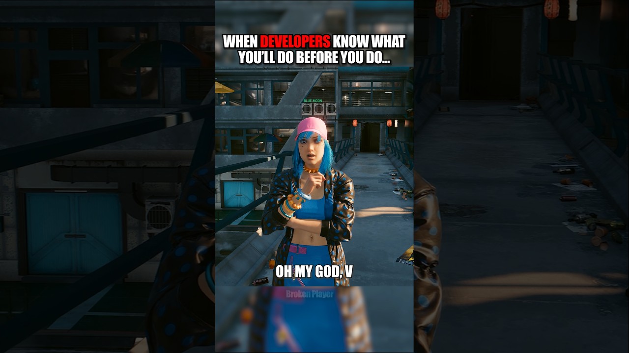 Yes... The Developers knew you'd try that #shorts #cyberpunk