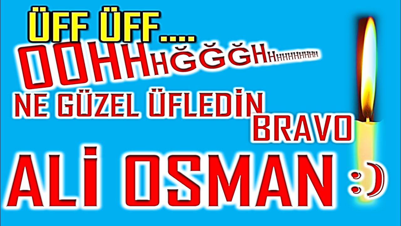İyi ki Doğdun Ali Osman İsme Özel Komik Doğum Günü Şarkısı