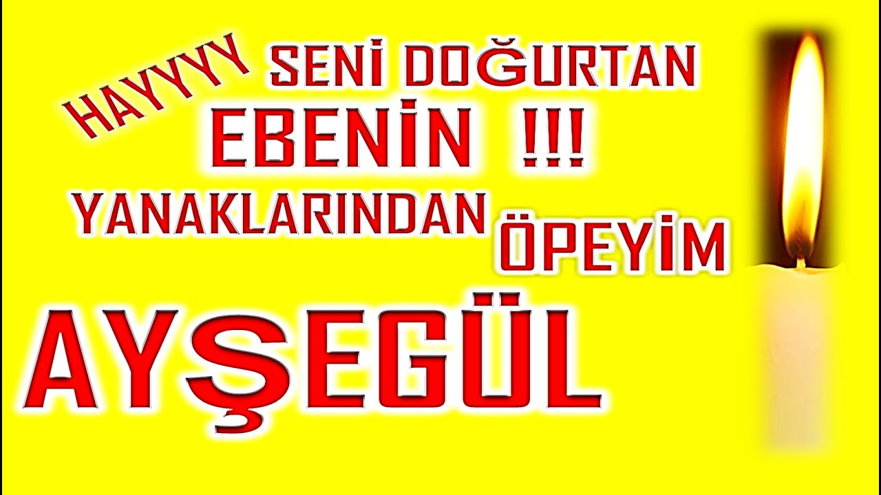 İyi ki Doğdun Ayşegül İsme Özel Komik Doğum Günü Şarkısı