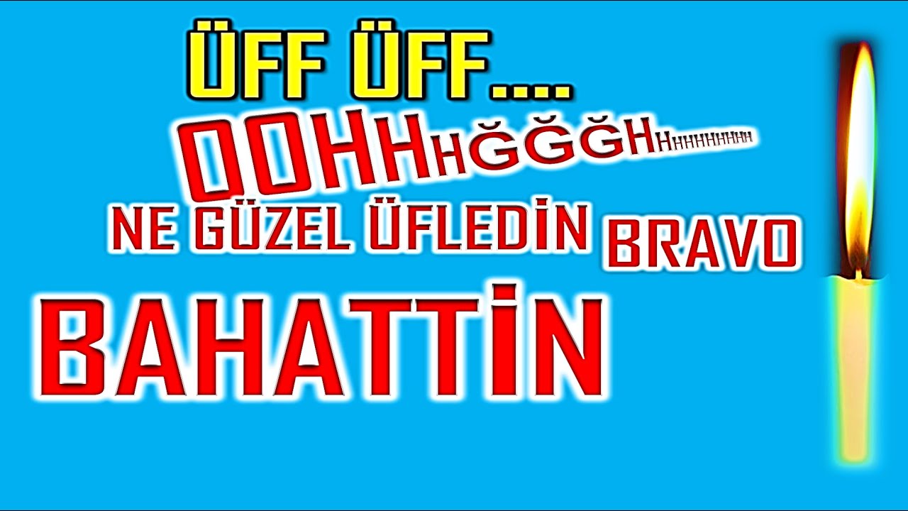 İyi ki Doğdun Bahattin İsme Özel Komik Doğum Günü Şarkısı