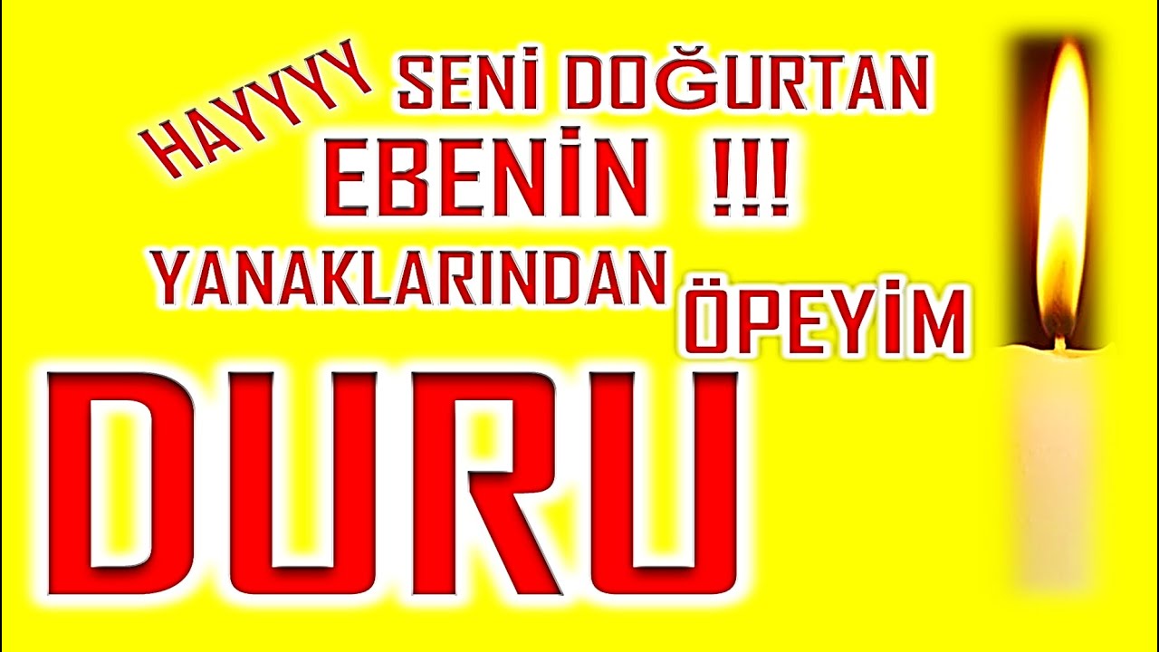 İyi ki Doğdun Duru İsme Özel Komik Doğum Günü Şarkısı