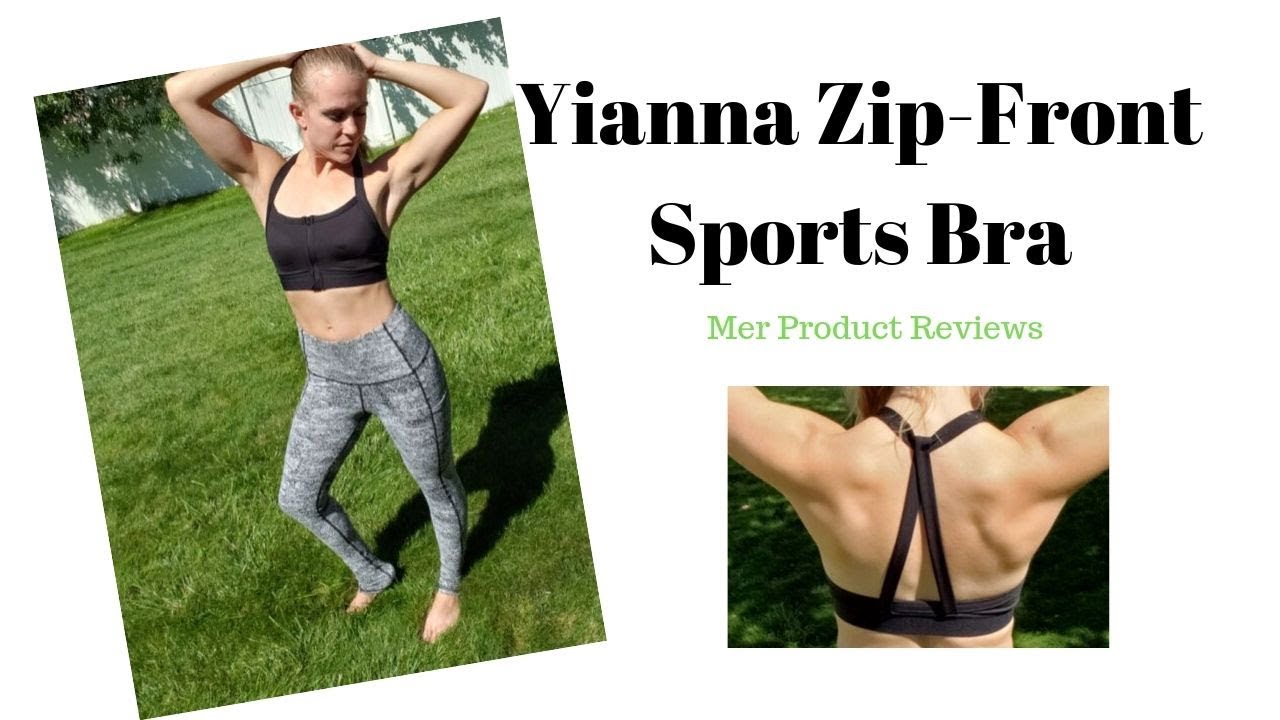 Yianna Zip Front Sports Bra- Product Review