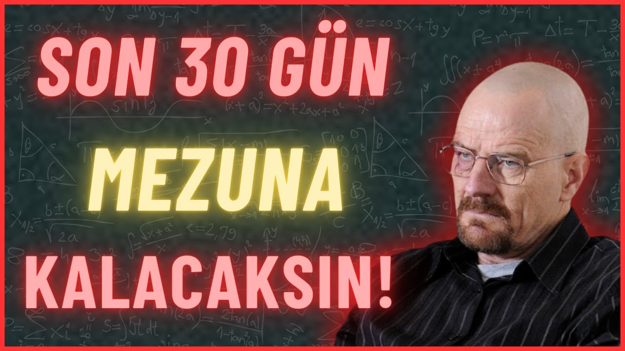 YKS 2025'E SON 30 GÜN!