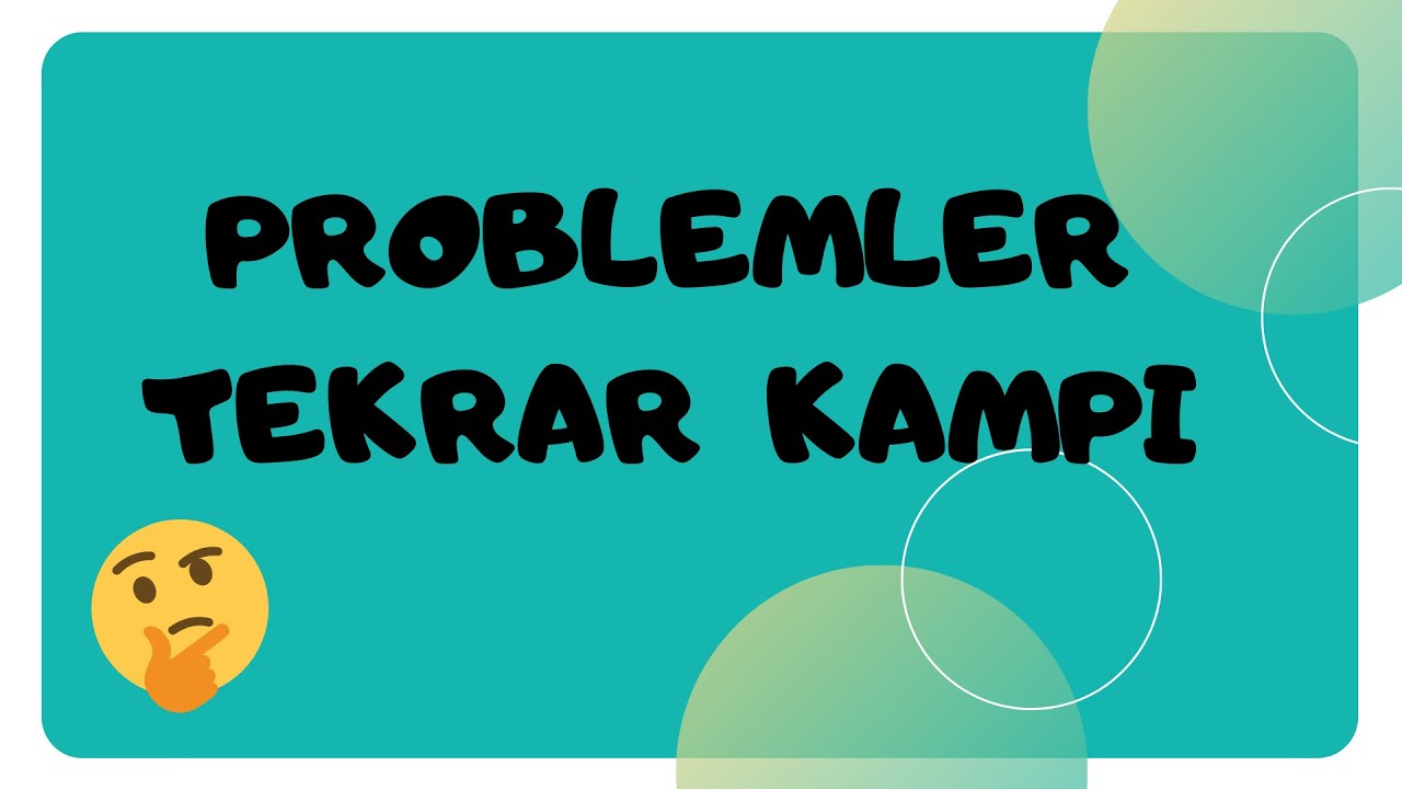 YKS PROBLEM TEKRAR KAMPI 2020