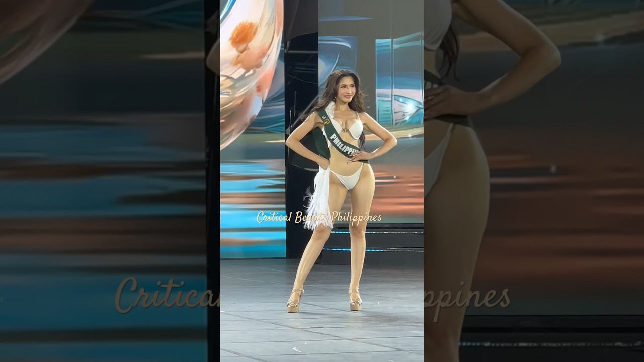 Yllana Marie Aduana during the Top 20 Swimsuit Competition #missearth2023 #criticalbeautyph