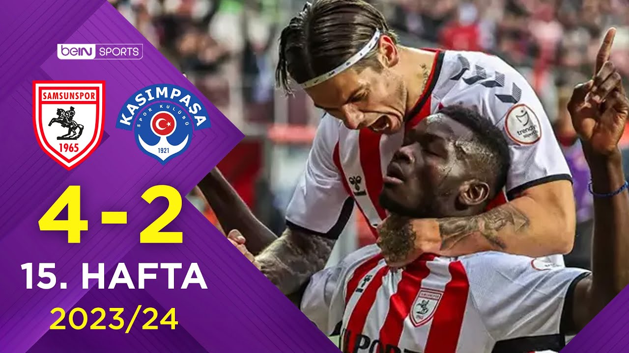 Yılport Samsunspor (4-2) Kasımpaşa | 15. Hafta - Trendyol Süper Lig 2023/2024