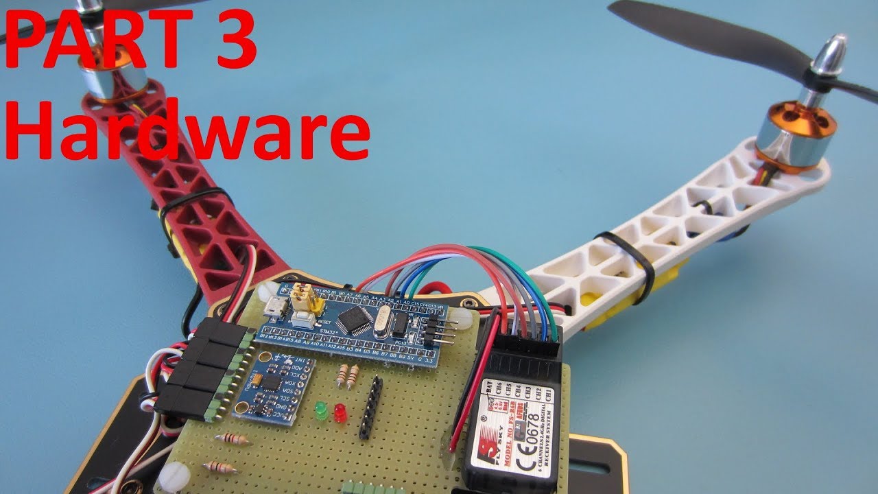YMFC-32 | Part 3 | Building the STM32 and Arduino based quadcopter.