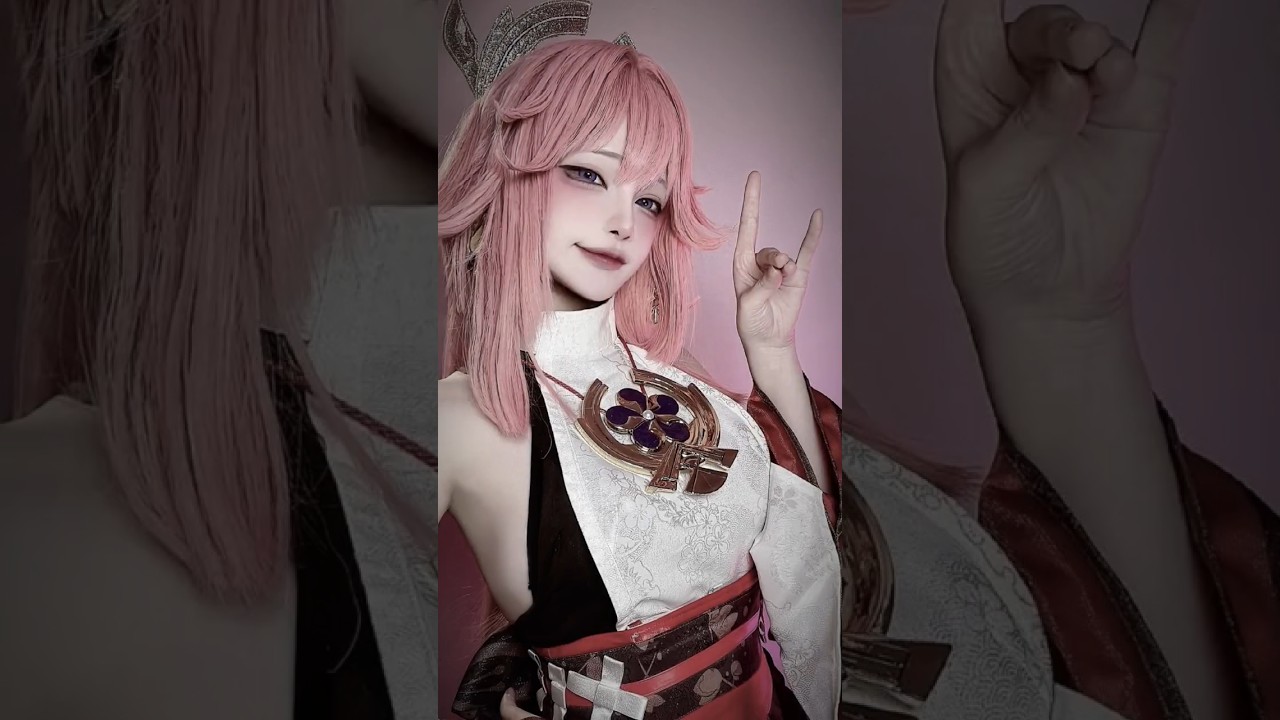 Yo😝🤟#cosplay #genshinimpact #yaemiko #senyamiku #shorts