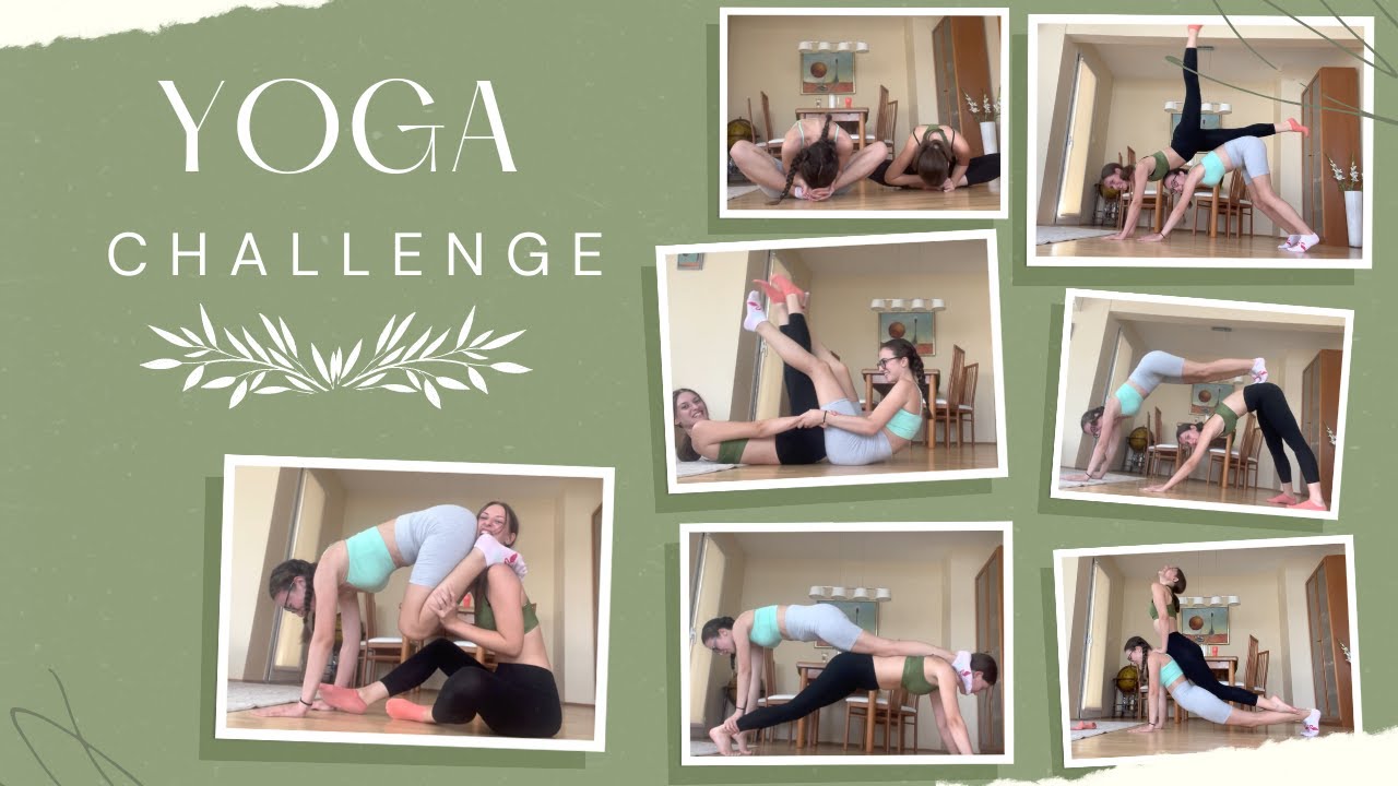 YOGA CHALLENGE/ We are trying YOGA poses, a lot of fun and falling