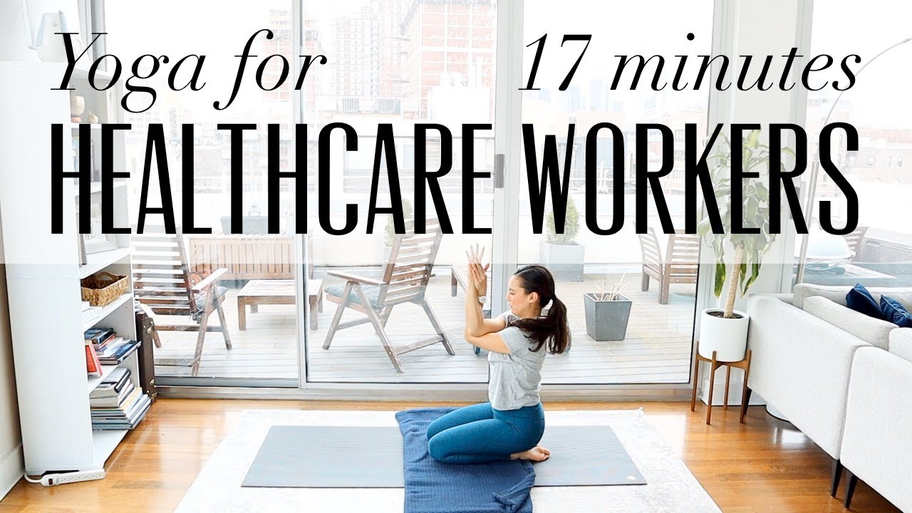 Yoga for Healthcare Workers | 17 min | Yoga with Maria