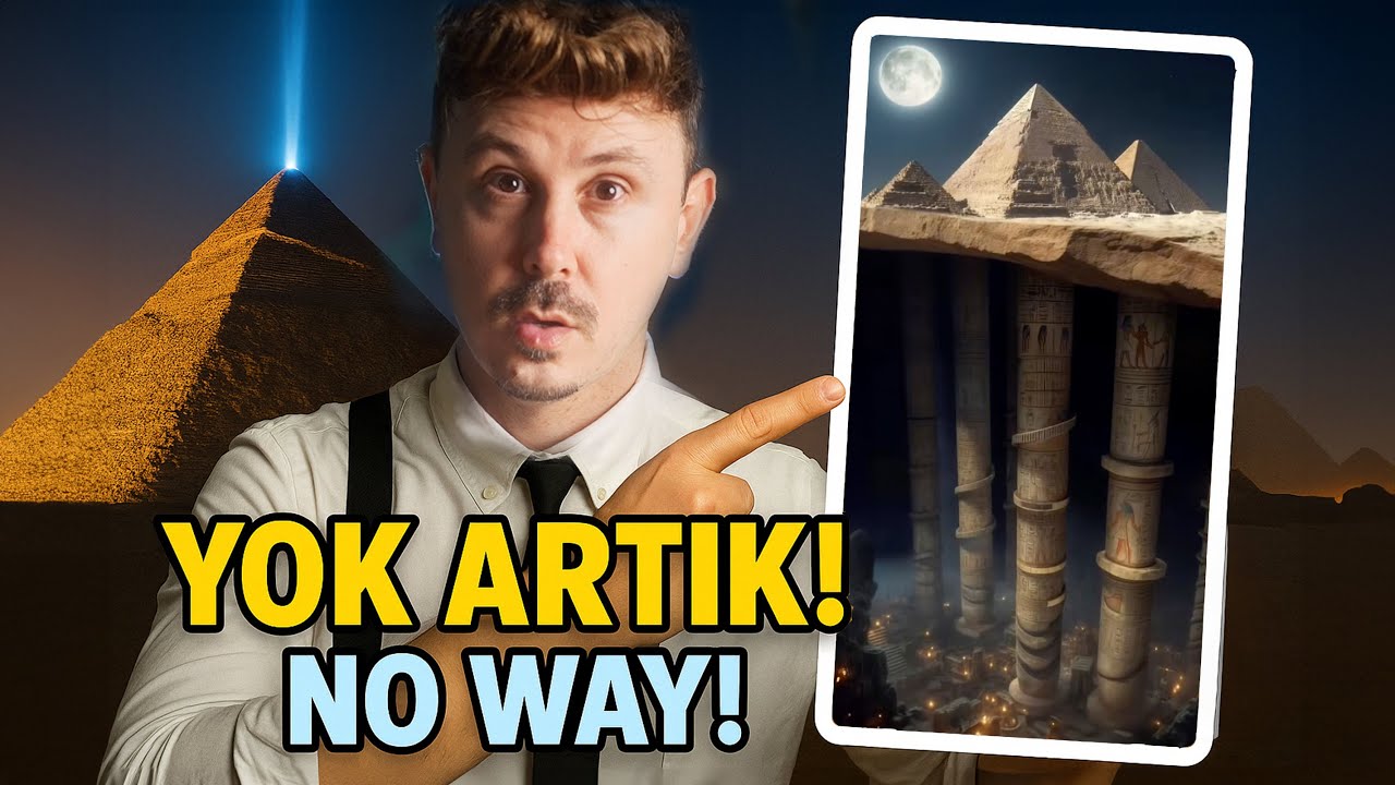 YOK ARTIK ! MISIR PİRAMİTLERİNİN ALTINDA ŞOKE EDEN KEŞİF