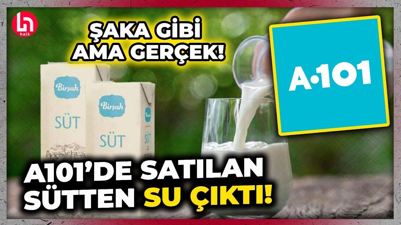 YOK ARTIK! A101'de satılan 'Birşah' marka sütte skandal! İçinden çıkanlar şoke etti!