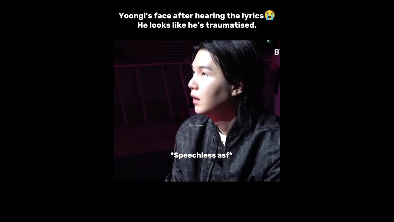 Yoongi looked at him like, 