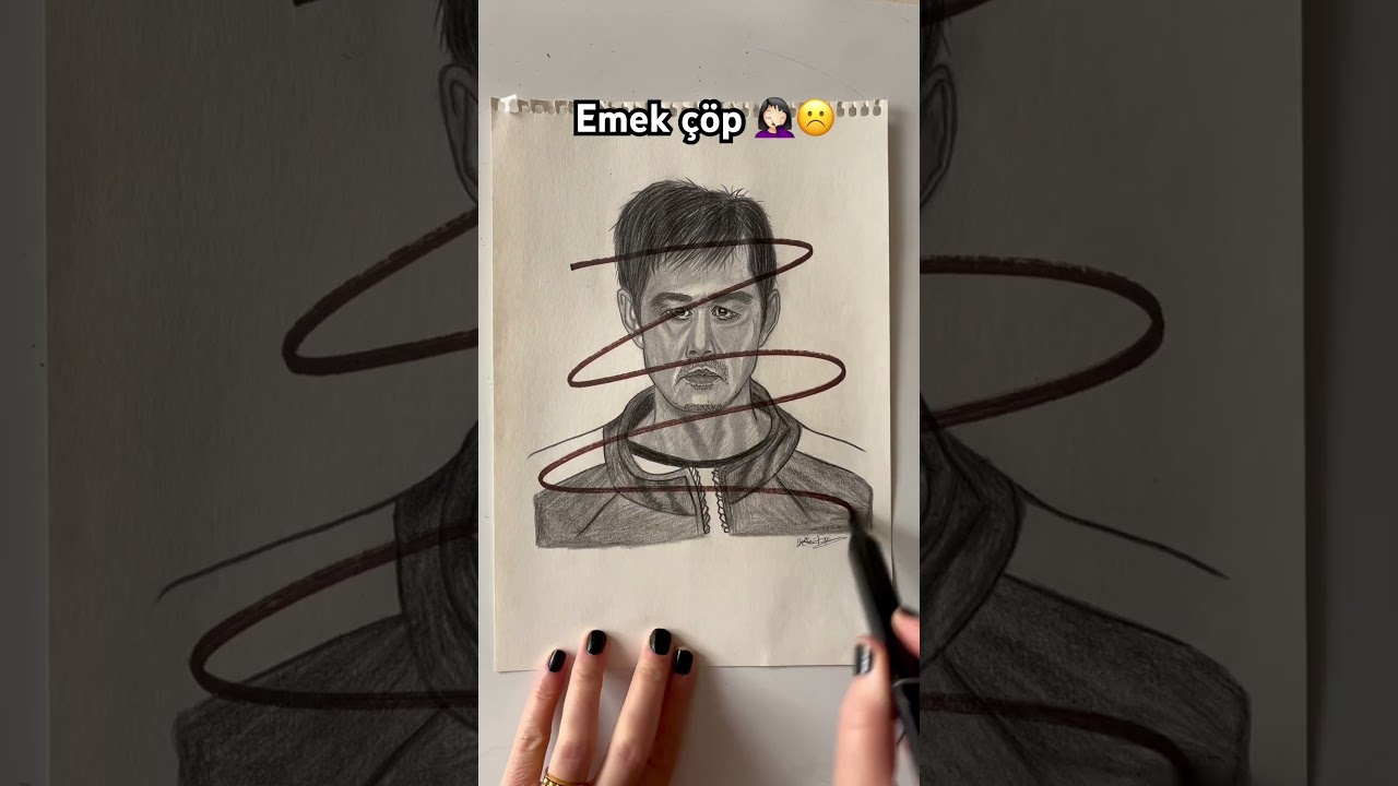Yorumlarınız için teşekkürler🤦🏻‍♀️#art #çizim #youtubeshorts #artist #keşfet #yrshorts #squidgame