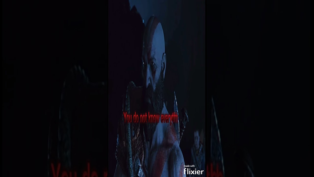 You Do Not Know Everything Boy… Kratos Edit #shorts