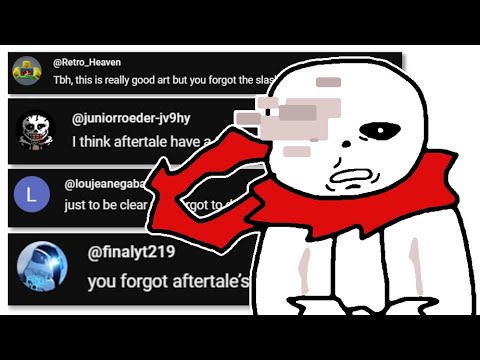 you forgot the slash on aftertale sans chest